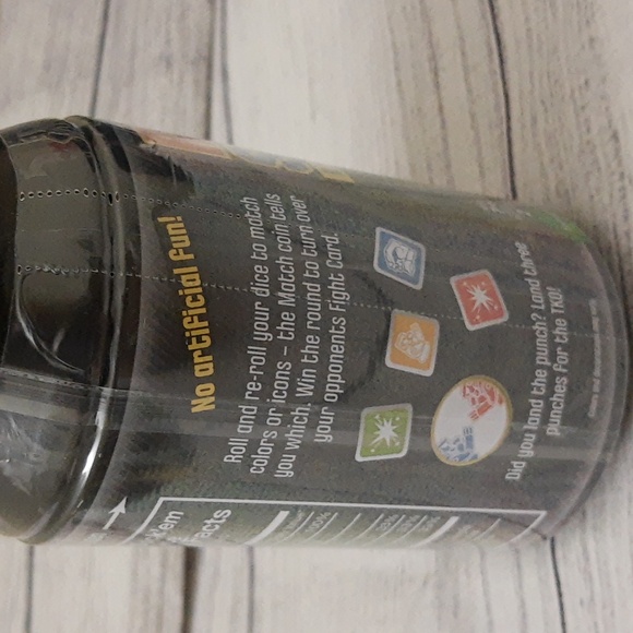 Rock'em Sock'em Dice Game In A Can Mattel Games Portable Travel Game SEALED - Picture 6 of 8